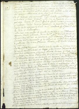 Resumen del testamento de Juan de Andícano Celaa.