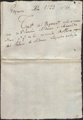 Requerimiento de Joaquín Ignacio de Alduncín a Manuel de Huici.