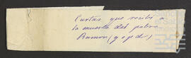 Cartas de pésame por el fallecimiento Ramón de Ortés de Velasco Urbina.