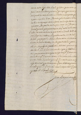 Carta de Juan Pérez de Zuricaray a Gaspar Vélez de Marzana.
