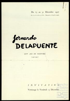 Correspondencia entre José Miguel de Azaola Urigüen y Fernando Delapuente.