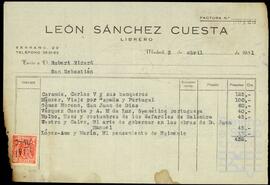 Correspondencia entre León Sánchez Cuesta y José Miguel de Azaola Urigüen.