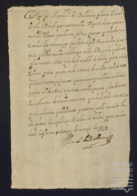 Cartas de Joaquín Antonio de Hinojedo Ulzurrun a Bartolomé Ortiz de Urbina Ruiz de Zurbano.