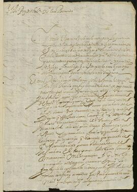 Carta de Juan Fernández de Medrano para San Juan Pérez de Echavarría sobre su dispensa matrimonial.