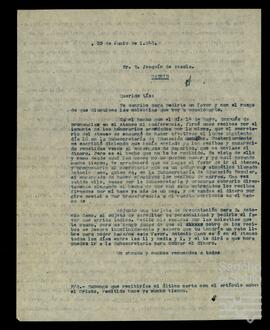 Correspondencia entre Joaquín de Azaola Ondarza y José Miguel de Azaola Urigüen.