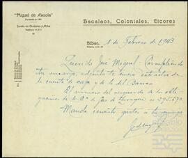 Cartas dirigidas a José Miguel de Azaola Urigüen relacionadas con la testamentaría de Josefa de Ondarza Acha y la transmisión de sus bienes.