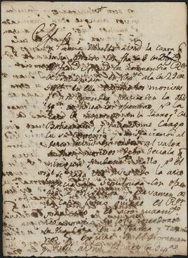 Carta de Juan Ignacio de Zulaica dirigida a María Antonia de Acharán.