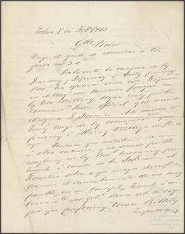 Cartas de Roque de Hériz dirigidas a Pedro de Yrízar.