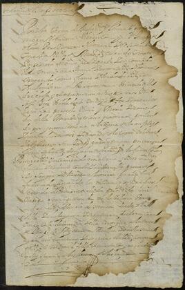 Testamento de José de Olave.