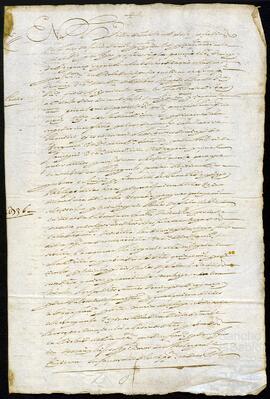 Carta de pago otorgada por Domingo de Berganzo en favor de Juan Pablo y Diego Felipe de las Heras y Andrés Pérez de Zupide.