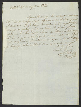 Cartas de Juan Toranzo, Faustino González Arias, Manuel Bernardo de Larrondobuno, Antonio de Querejeta y Luis Arocena a Miguel María de Alcibar- Jáuregui Michelena.