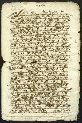Carta de pago otorgada por las religiosas del Convento de San Cosme y San Damián de Eibar en favor de José Lucas de Elejalde Mallea por el pago de la dote de sus hermanas.