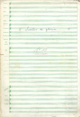 Partituras manuscritas de 'Déjame soñar', sainete lírico en dos actos.
