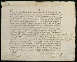 Correspondencia y cuentas de la administración de los bienes de Bilbao.