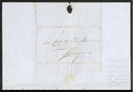 Carta de José Ramón de Muguerza dirigida al Conde de Peñaflorida.