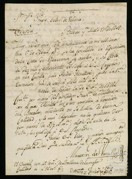 Correspondencia y cuentas de la administración de los bienes de Bilbao.