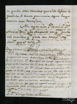 Correspondencia por la deuda dejada por Domingo Gil.