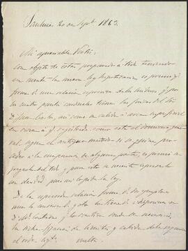 Cartas dirigidas a Antonio Bértiz.