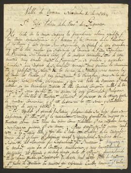 Carta de un honrado patriota al Jefe Político de la provincia de Guipúzcoa.