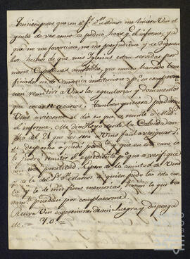 Correspondencia para que no afecte el plan beneficial del Señorío de Vizvaya a los patronatos de Axpe, Marzana y Arrázola.