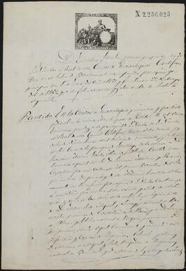 Certificación de la partida de bautismo de Manuel Miquel Yrízar.