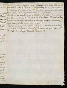 Correspondencia entre Manuel de Santelices Llaguno e Íñigo Ortés de Velasco Alfona de Salcedo.