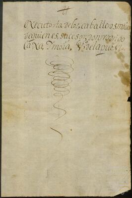 Real carta ejecutoria de hidalguía ganada por Jorge de Moya.