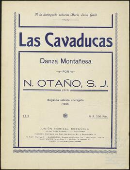 Diferentes partituras de composiciones musicales de Nemesio Otaño.