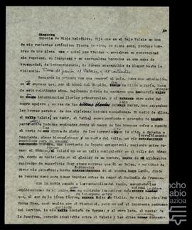 Correspondencia entre José Miguel de Azaola Urigüen, Jesús María de Zuloaga y José Molina Plata.