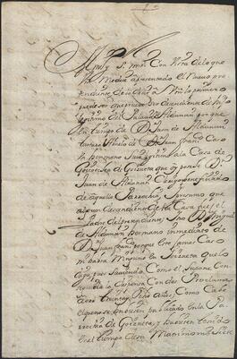 Carta exponiendo la falsedad del matrimonio de Miguel de Alduncín y su descendencia.