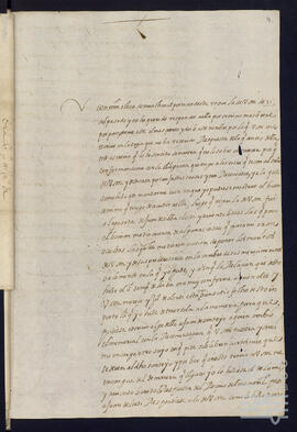 Carta de Juan Pérez de Zuricaray a Gaspar Vélez de Marzana.