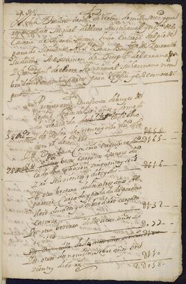 Entrega de ganado por Miguel de Elcoro Aristizábal a su propietario y posterior venta del mismo.