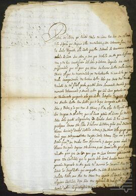 Carta de Francisco José de Vicuña Eleizalde dirigida a Francisco de Vicuña Gauna.