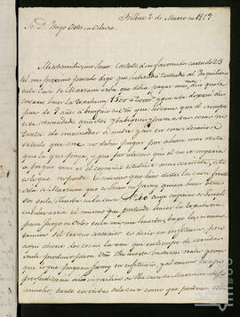 Correspondencia y cuentas de la administración de los bienes de Bilbao.