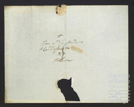 Cartas de Juan Carlos de Aréizaga a María Escolástica de Salazar Sánchez Samaniego.