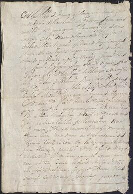 Obligaciones de pago otorgadas por Martín de Irisarri y María de Huici en favor de Juan Francisco de Alduncín.
