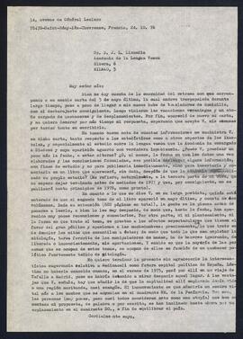 Correspondencia entre José Miguel de Azaola Urigüen, José Antonio Montiano y José Luis de Lizundia.