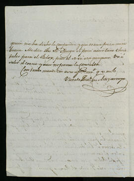 Correspondencia sobre la administración de los bienes de Bilbao.