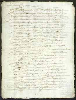Censo otorgado en favor del Convento de la Santísima Trinidad de Vidaurreta por Luis de Elejalde Idiáquez y Mariana de Lasalde.