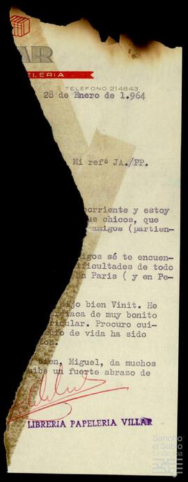 Correspondencia entre José Miguel de Azaola Urigüen y Jesús de Arbeo.