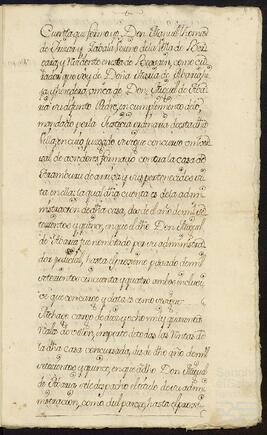 Cuentas de la administración de la casa de Aramburu de Arriba y sus pertenencias de los años 1715 a 1754, presentada por Manuel Tomás de Yrízar Zabala.