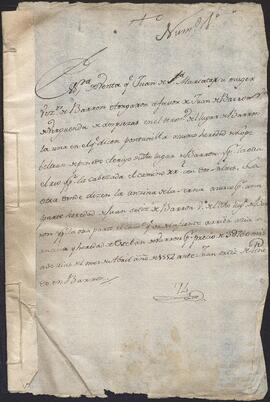 Carta de venta de dos heredades de Juan de Mariaca y su mujer Catalina en favor de Juan de Barrón.