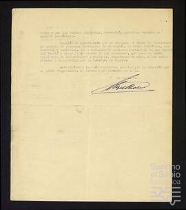 Correspondencia entre José Miguel de Azaola Urigüen y Miguel Mateu y Pla.