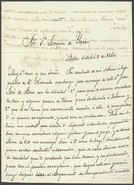 Cartas de Luis Gonzaga de Aguirre dirigidas a Joaquín de Yrízar.