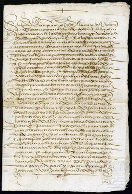 Venta de las dos terceras partes de una casa otorgada por Hernando Ortiz de Zuazo y Catalina Díaz de Gobeo en favor de Juan Díaz de Gobeo.