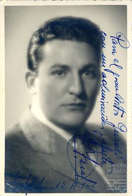 Retrato fotográfico de Pedro Terol.
