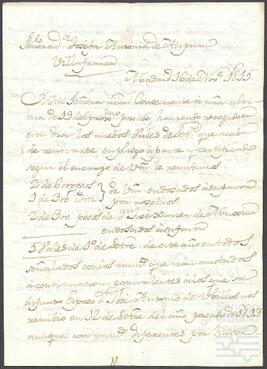 Cartas de Juan Bautista de Iribarren y Sobrinos dirigidas a Josefa Antonia de Aizpuru.