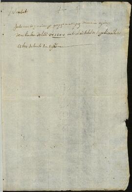 Testamento cerrado de Martín Pérez de Arreguía.