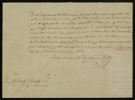 Pago de Joaquín de Yrízar Moya por el derecho de arrendamientos de los montes existentes en los términos de Zabalecomintegui, Charaichi y Arraozpe de la jurisdicción de Elgueta.