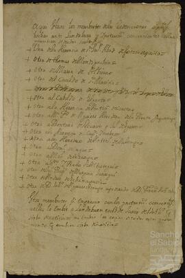 Anotaciones de unas redenciones otorgadas ante el escribano Antonio de Landáburu.